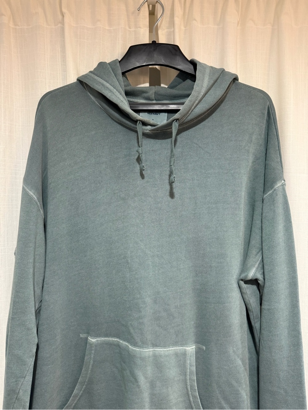 Old Navy Men's Sage Green Hooded Pullover